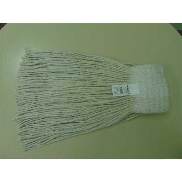 24 oz. 5 in. 4-Ply Natural Cotton Headband Cut End Mop Head, 6PK
